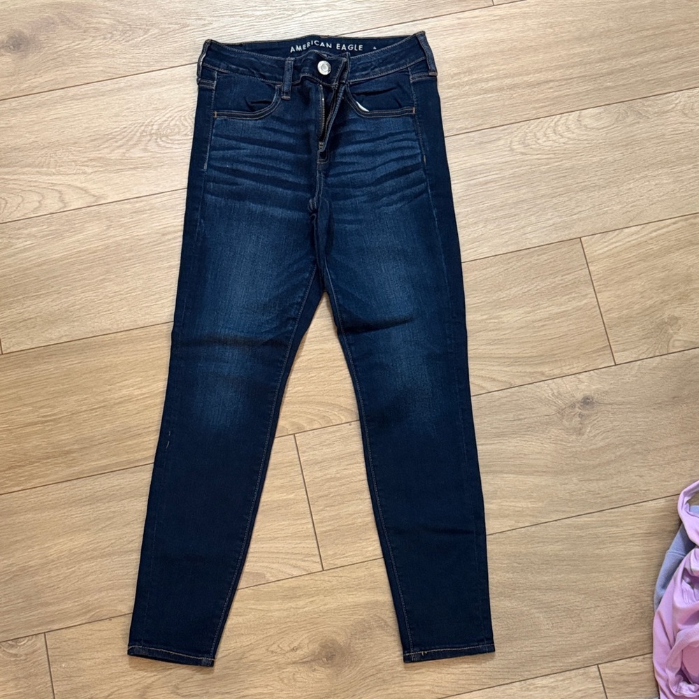 American Eagle Outfitters Women's Navy Skinny Jeans